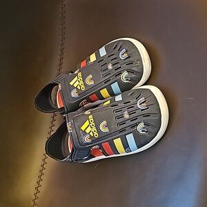 Adidas closed toe water shoes size 2 child